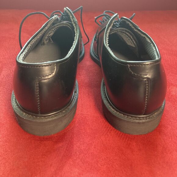 Bates Vibram Black Oxford Dress Shoes • High Gloss Military Uniform (Men's 9D) - Picture 4 of 7